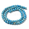 Synthetic Imperial Jasper Dyed Beads Strands G-D077-A01-01J-3