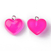 Transparent Resin Pendants X-RESI-R429-30E-1