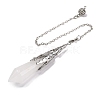 Natural Quartz Crystal Pointed Dowsing Pendulum Big Pendants G-H285-06P-A25-1