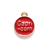 Alloy Enamel Pendants ENAM-S124-01A-07E-3