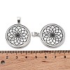Natural White Shell Pendants SHEL-G017-01P-02-3