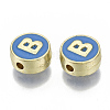 Alloy Enamel Beads ENAM-S122-028B-NR-2