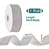 9M Single Face Velvet Ribbon with Gold Edge OCOR-WH0092-09A-2