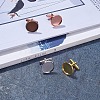   Rack Plating Brass Cuff Button KK-PH0035-48-4