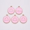 Alloy Enamel Pendants LS-X-ENAM-S124-01B-09K-2