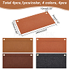 WADORN 4Pcs 4 Colors Felt Purse Organizer Insert AJEW-WR0001-51-2