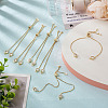 Rack Plating Adjustable Brass Slider Bracelets YS-TAC0001-13G-5