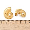 304 Stainless Steel Shell Pearl Stud Earrings X-EJEW-G423-22G-5