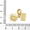 Brass Sun Camera European Dangle Charms KK-I352-32G-3