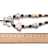 Ethnic Style Alloy & Porcelain Ceramic Beads Butterfly Pendant Tassel Y Necklaces LS-NJEW-D308-01C-3
