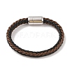 Braided Microfiber Leather Cord Bracelets BJEW-B096-10P-1