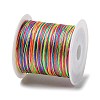 3-Ply Segment Dyed Round Nylon Beading Threads NWIR-Q001-01E-04-2