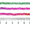 Transparent Painted Glass Beads Strands DGLA-A034-T1mm-A24-3