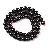 Round Natural Garnet Beads Strands G-D751-8mm-3