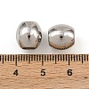 Smooth 304 Stainless Steel Beads STAS-Q146-P-2