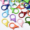 Spray Painted Eco-Friendly Alloy Lobster Claw Clasps PALLOY-T080-06A-NR-1