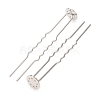 Brass Hair Fork Findings KK-H298-02B-3