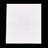 Gradient Color Rectangle Paper Hair Clip Display Cards with Hanging Hole CDIS-T004-19A-2