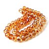 Electorplated Glass Beads EGLA-E005-06-2