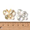 UV Plating Transparent Acrylic Beads OACR-H123-22-3