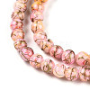 Baking Paint Glass Beads Strands DGLA-N003-4mm-B02-4