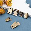 6Pcs 2 Style Iron Bolo Tie Slide Clasp IFIN-GF0001-25AB-4