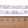 Crackle Glass Beads Strands GLAA-U001-6mm-04-4