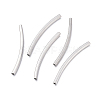 Tarnish Resistant 304 Stainless Steel Curved Tube Beads STAS-K207-64P-1