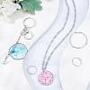 CHGCRAFT 48Pcs 3 Styles Alloy Open Back Bezel Pendants FIND-CA0005-95-5