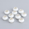 Faceted Glass European Beads GPDL-E004-01E-2
