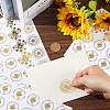 Gold Foil Self-adhesive Stickers DIY-WH20001-13G-3