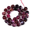 Natural Agate(Dyed & Heated) Beads Strands G-T139-92A-2