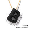 Alloy Initial Pendant Necklaces RS8745-2-1