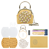 DIY Ethnic Style Flower Pattern Embroidery Crossbody Bags Kits DIY-WH0292-87B-1