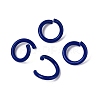 Spray Painted Iron Open Jump Rings IFIN-T017-04B-06-1