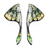 Epoxy Resin Wing Pendants RESI-TAC0021-96C-1