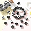 100Pcs Opaque Acrylic Beads OACR-CJ0002-50-6