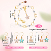 Knitting Row Counter Chains & Locking Stitch Markers Kits HJEW-AB00488-4