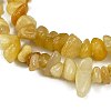 Natural Topaz Jade Chip Beads Strands G-M205-16A-3