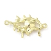 Alloy Jet Rhinestone Pendants LS-PALLOY-P294-01G-02-2