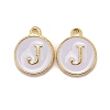 Golden Plated Alloy Charms LS-X-ENAM-S118-01J-1