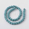 Natural Lava Rock Round Beads Strands G587-6-2
