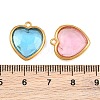 Valentine's Day 304 Stainless Steel with Glass Charms STAS-Q119-01G-A-3