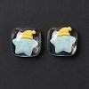 Transparent Resin Cabochons RESI-G034-A02-3