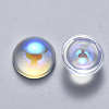 Transparent Glass Cabochons GLAA-S190-013A-F01-2