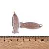 Natural Mixed Stone Carved Pendants G-G314-01G-4