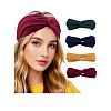 4Pcs 4 Colors Polyester Elastic Headbands OHAR-DJ0001-23A-1