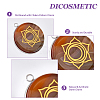 DICOSMETIC 1 Set 7 Styles Natural & Synthetic Mixed Stone Pendants FIND-DC0001-38-4