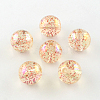 Round AB Color Transparent Acrylic Beads TACR-D005-12mm-M-2
