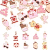 20Pcs 10 Styles Valentine's Day Alloy Enamel Pendants ENAM-YW0008-67-1